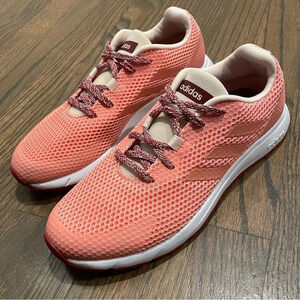 Adidas Sooraj running shoes in Glow Pink / Cloud White / Semi Coral EE9930